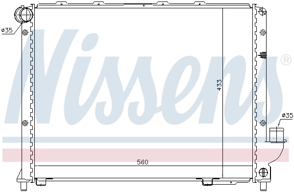 Радиатор 62327 Nissens