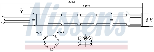 Ресивер кондиционера Nissens 95514