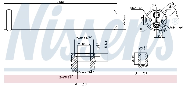 Осушитель кондиционера 95406 Nissens