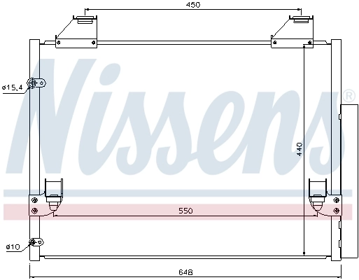 940083 Nissens Конденсатор
