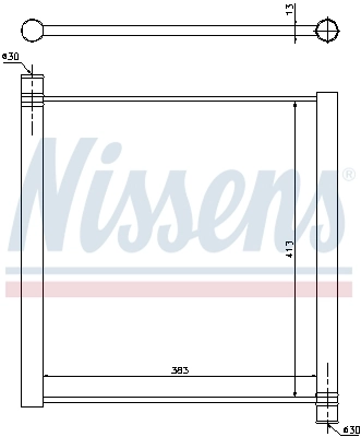 Радиатор 68451 Nissens
