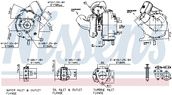 Turbina Toyota Avensis 2 T25