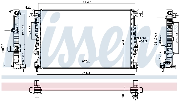 Радиатор RA13400C UAC