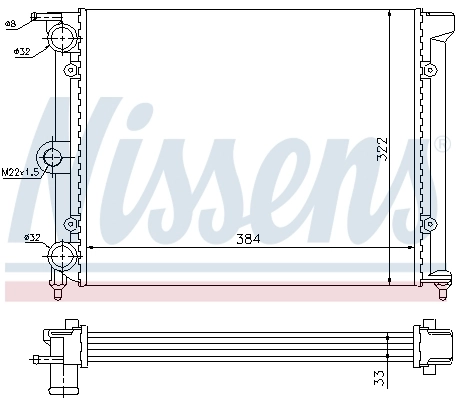 Купить R20286 Sato Tech Радиатор водяной