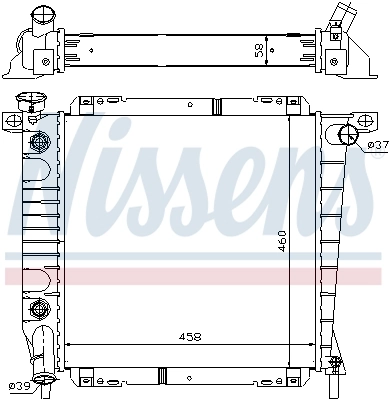 4039416 Ford Радиатор основной