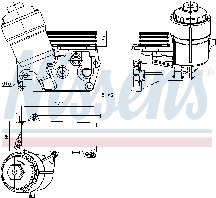 Корпус масляного фильтра Polcar 9568L82 цена, от 76.67 USD