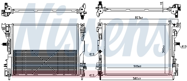 Радиатор RAD2802 FVP