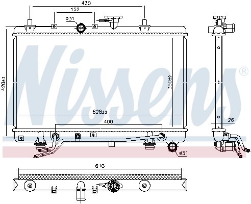 25310FD000 HCC Радиатор основной