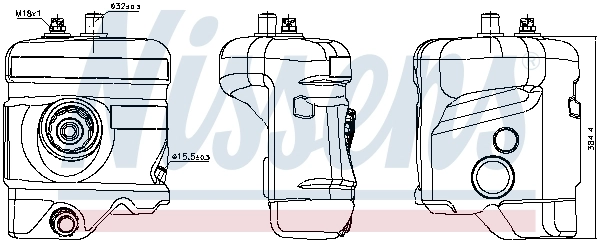 Tanque de expansão do sistema de esfriamento Renault Trucks MAGNUM 3