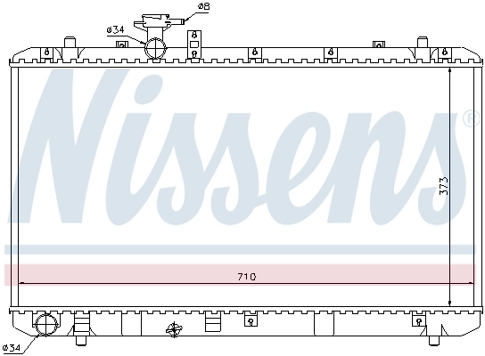 Радиатор 64197 Nissens