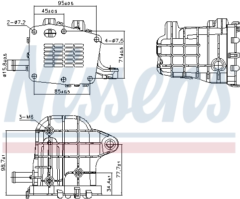 Купить 3648422 Peugeot/Citroen Радиатор системы EGR
