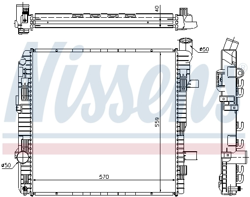 Радиатор 62626A Nissens