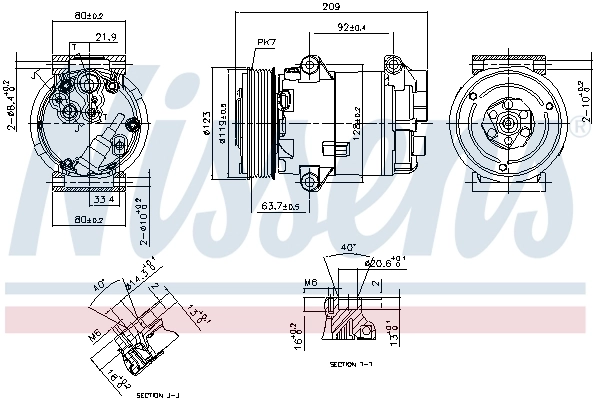 Compressor de aparelho de ar condicionado Renault Scenic JZ0, JZ1