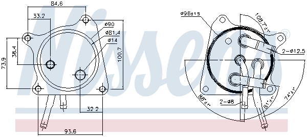 Купить 3S325001 AND Радиатор охлаждения АКПП
