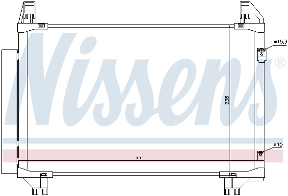 Радиатор охлаждения кондиционера Nissens 94991