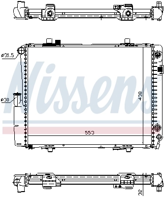 Радиатор 62582A Nissens