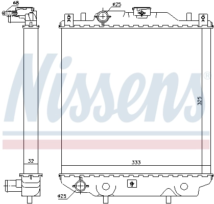 Радиатор 64174A Nissens
