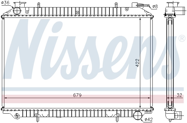 Радиатор 62976A Nissens