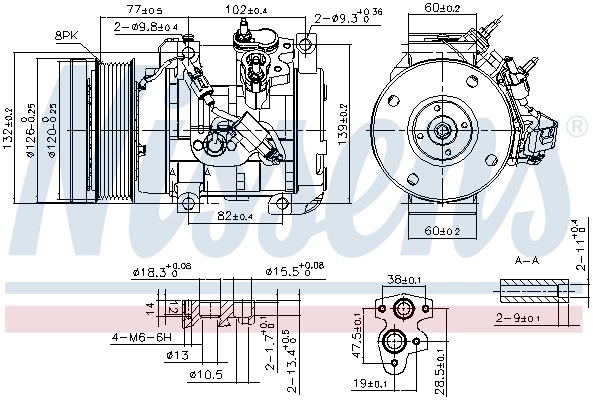 Насос кондиционера Nissens 890153
