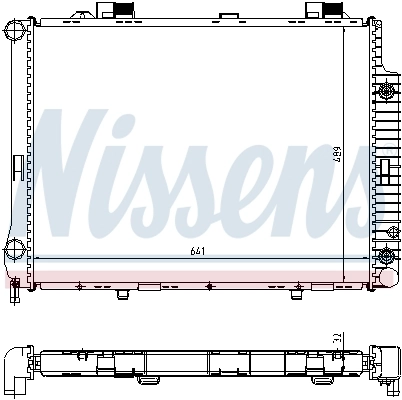 Радиатор 62666A Nissens