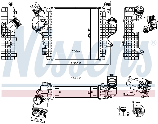  Интеркулер Volkswagen Touareg 3