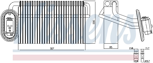  Испаритель кондиционера DAF 95 
