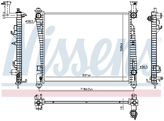 Радиатор 13200C GPD