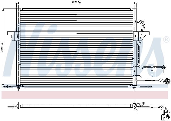 Конденсатор кондиционера Ford Mondeo I хэтчбек (GBP) (1993 - 1996) цена, от 7.60 USD