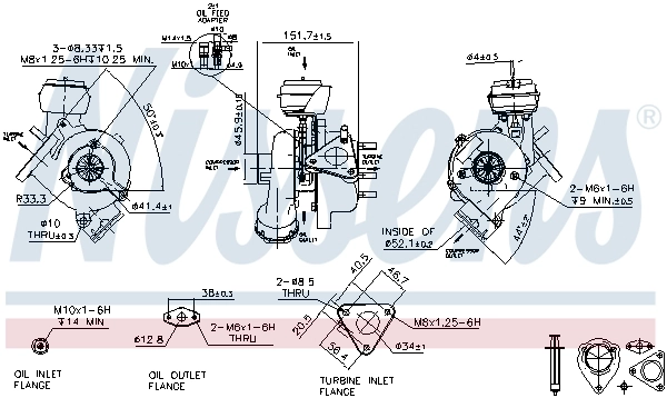 Turbina para Skoda SuperB I 3U4