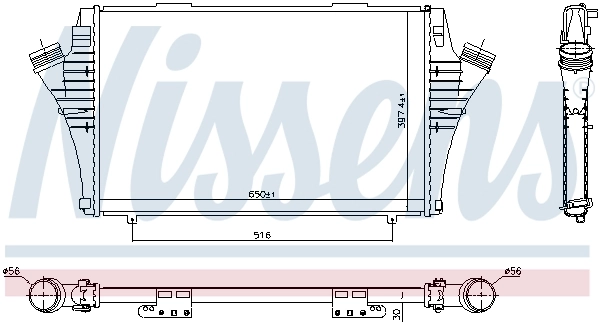 Интеркулер 96376 Nissens