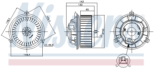 Motor de ventilador de forno (de aquecedor de salão) Chevrolet Aveo 3 T300