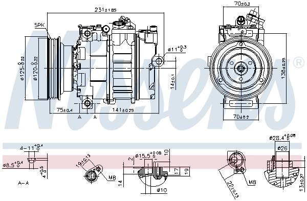 Насос кондиционера Nissens 89232