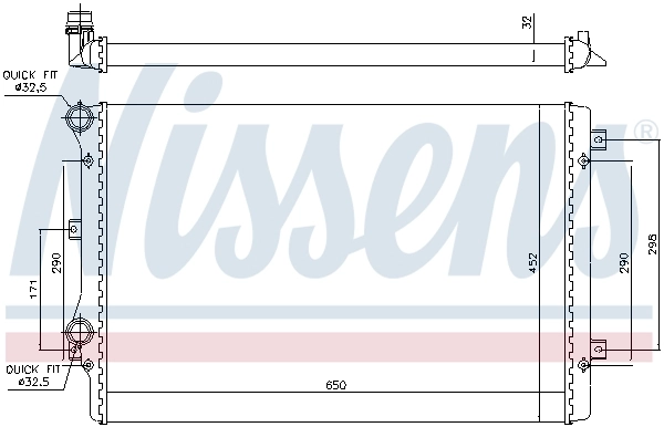 Радиатор 65279A Nissens