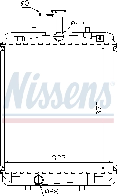 Радиатор 64685 Nissens