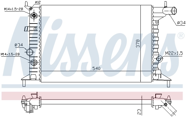 Радиатор 630691 Nissens