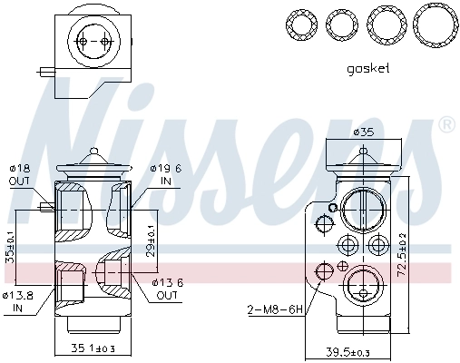 Клапан TRV кондиционера 9568KZ2 Polcar