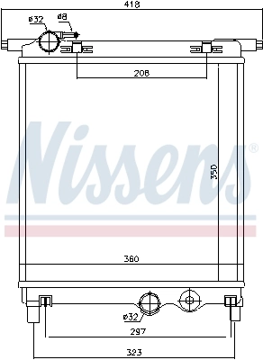 Радиатор 65300 Nissens