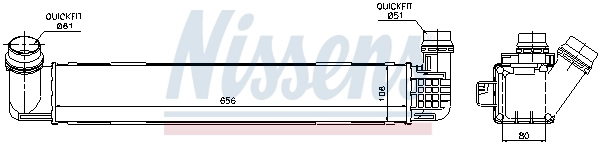 Интеркулер 96546 Nissens