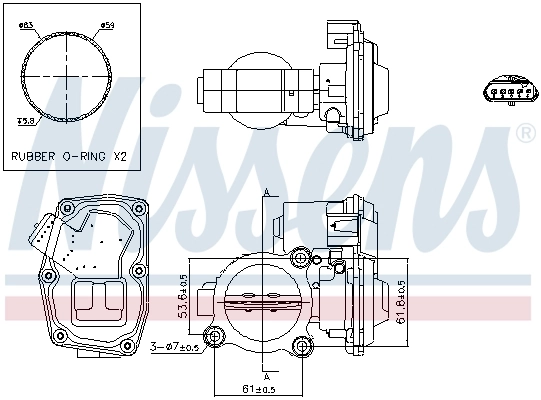  Válvula de borboleta montada BMW X3 SUV (F25) (2010 - 2017) 
