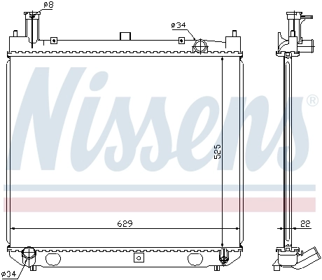Радиатор 64858A Nissens