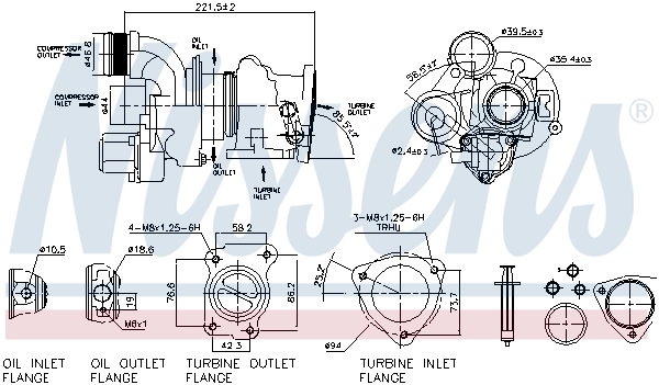 Турбонагнетатель Borg-Warner 53039880181 цена, от 298.51 USD