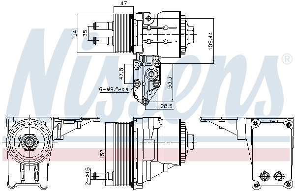 Корпус масляного фильтра Hmpx HMPYC1Q6B624AK цена, от 34.88 USD