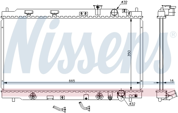 Радиатор 640941 Nissens