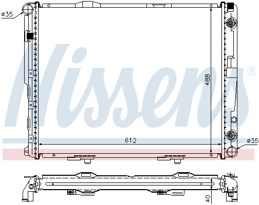 Радиатор 62695A Nissens