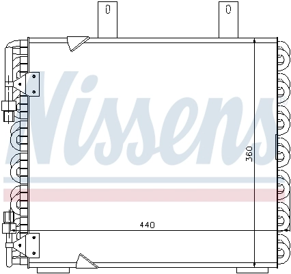 Радиатор охлаждения кондиционера Nissens 94172