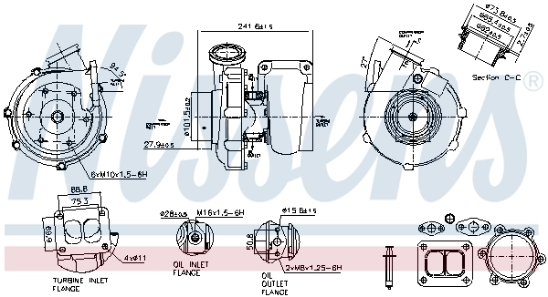 Турбокомпрессор Borg-Warner 53299707113