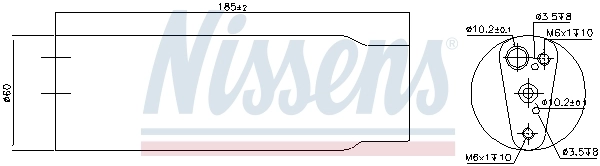 Осушитель кондиционера 95170 Nissens