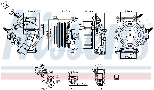 ACP548000S Mahle Original Компрессор хладагента