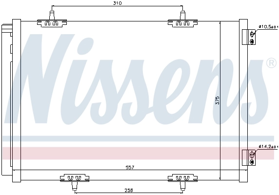 940055 Nissens Конденсатор