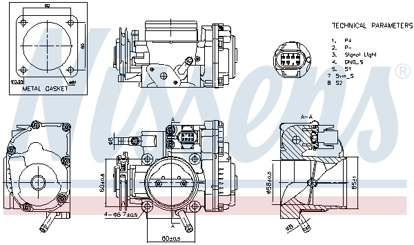 Купить TB0035 Magneti Marelli Блок дроссельной заслонки